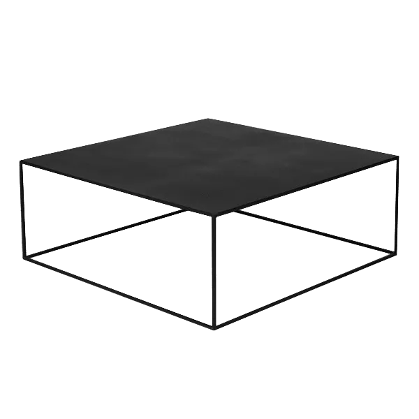 Zago Table basse OTIS coloris noir 85 x 85 cm - 4MURS