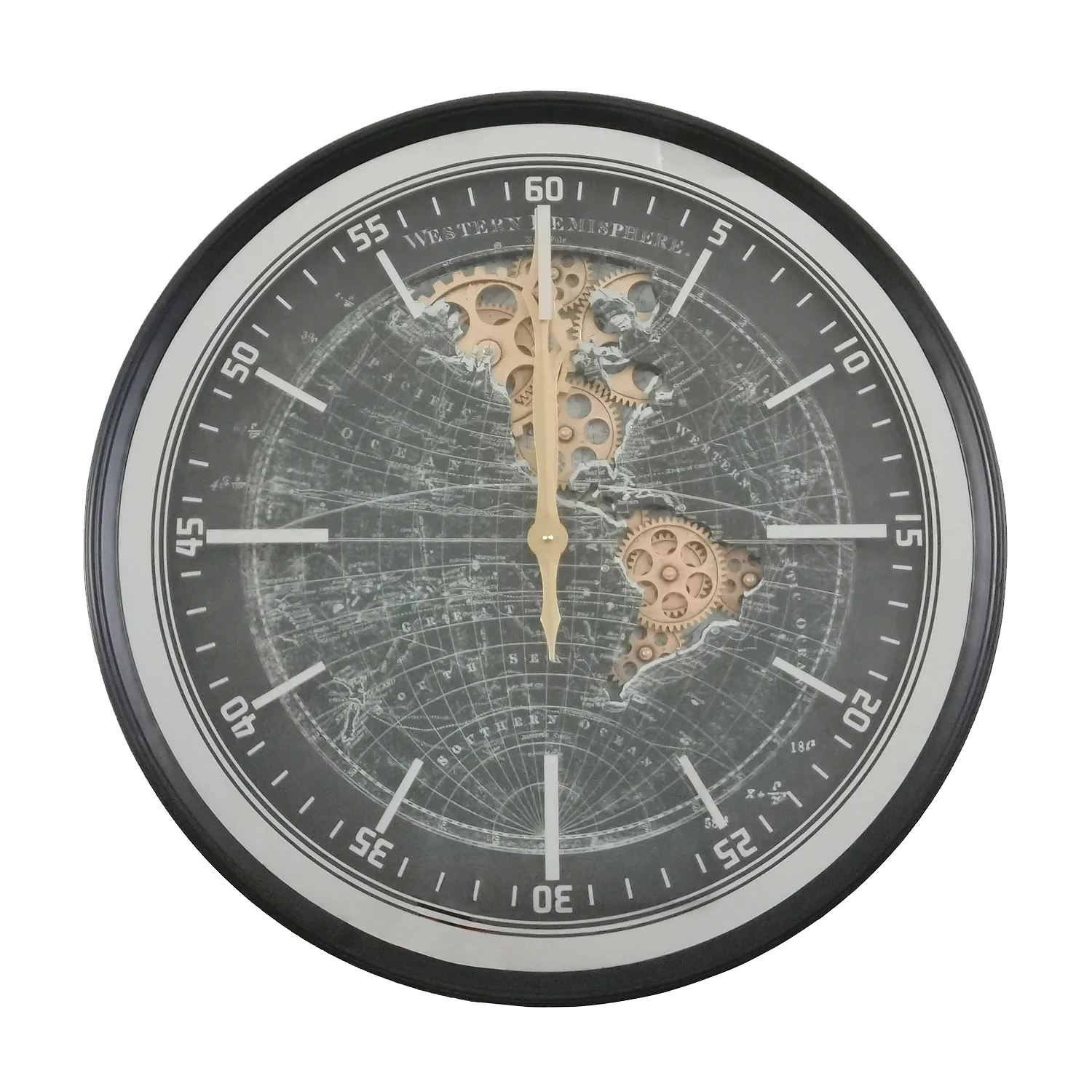 4MURS Horloge à rouage MAPPY coloris gris - 4MURS