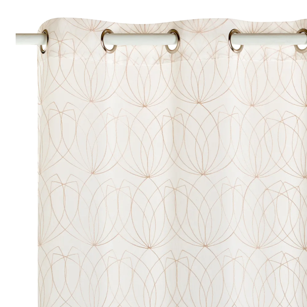 Voilage NYMPHEA coloris naturel 140 x 240 cm - 4MURS