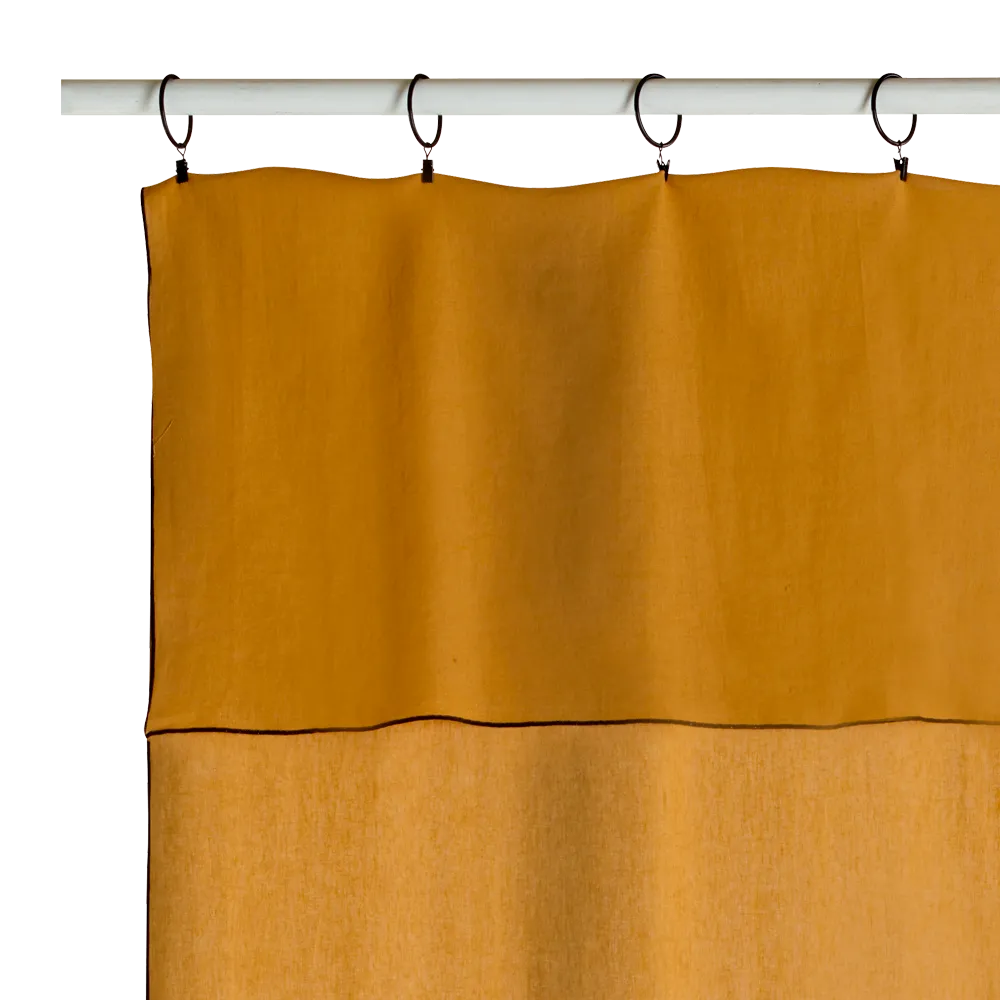4MURS Rideau SIFNOS coloris ocre jaune 140 x 290 cm - 4MURS