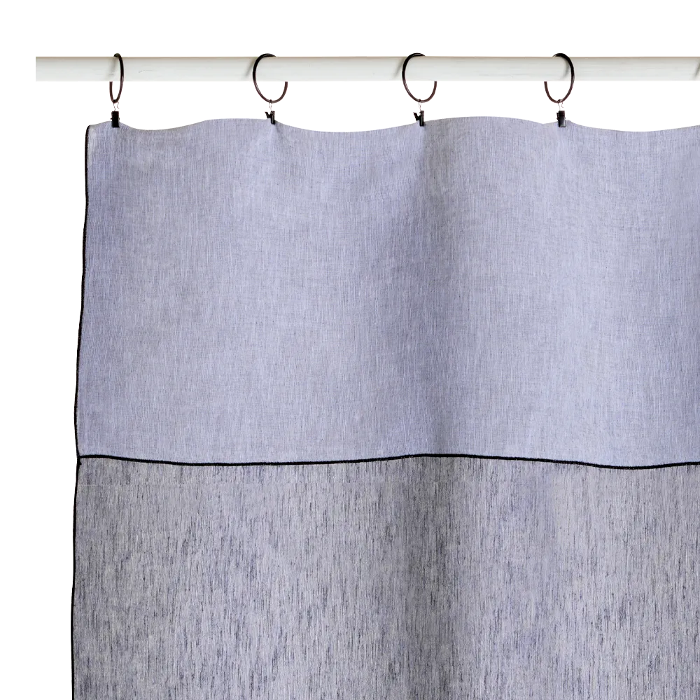 4MURS Voilage LIPARI coloris indigo 140 x 290 cm - 4MURS