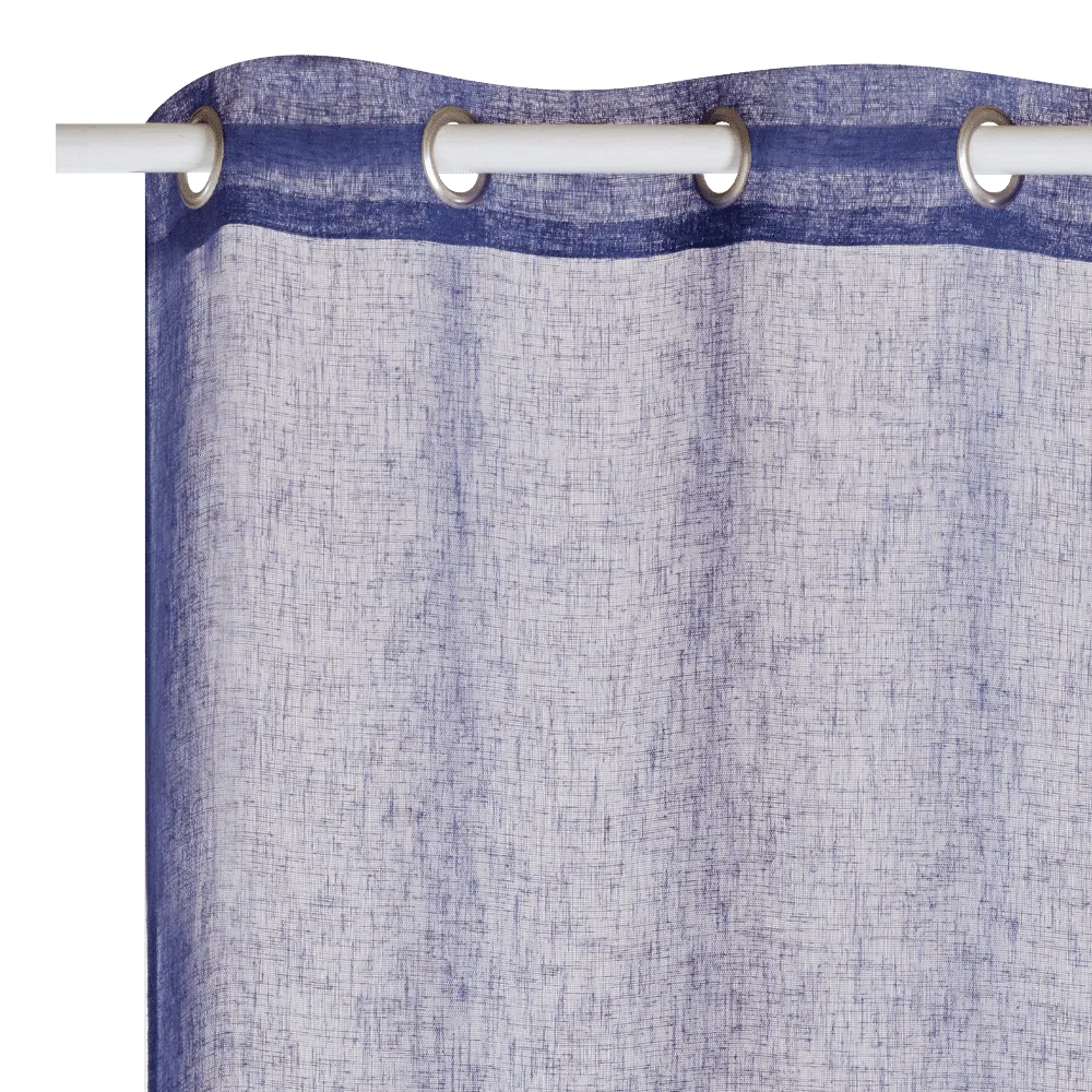 Voilage PROCIDA coloris indigo 140 x 240 cm - 4MURS
