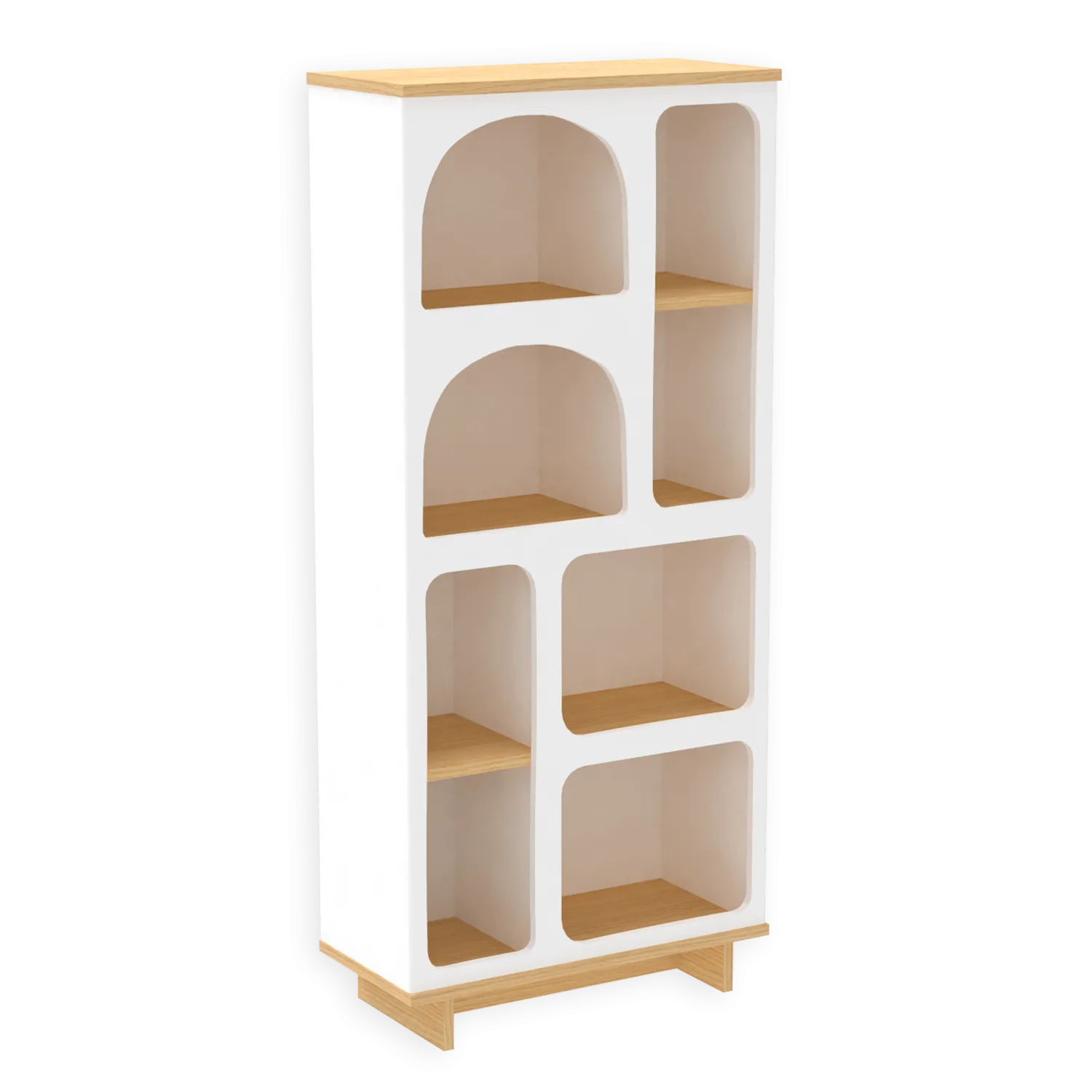 4MURS Bibliothèque HACIENDA coloris blanc - 4MURS