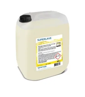 Détergent pour le lavage de la vaisselle en marchine 23 KG Superlave Santor