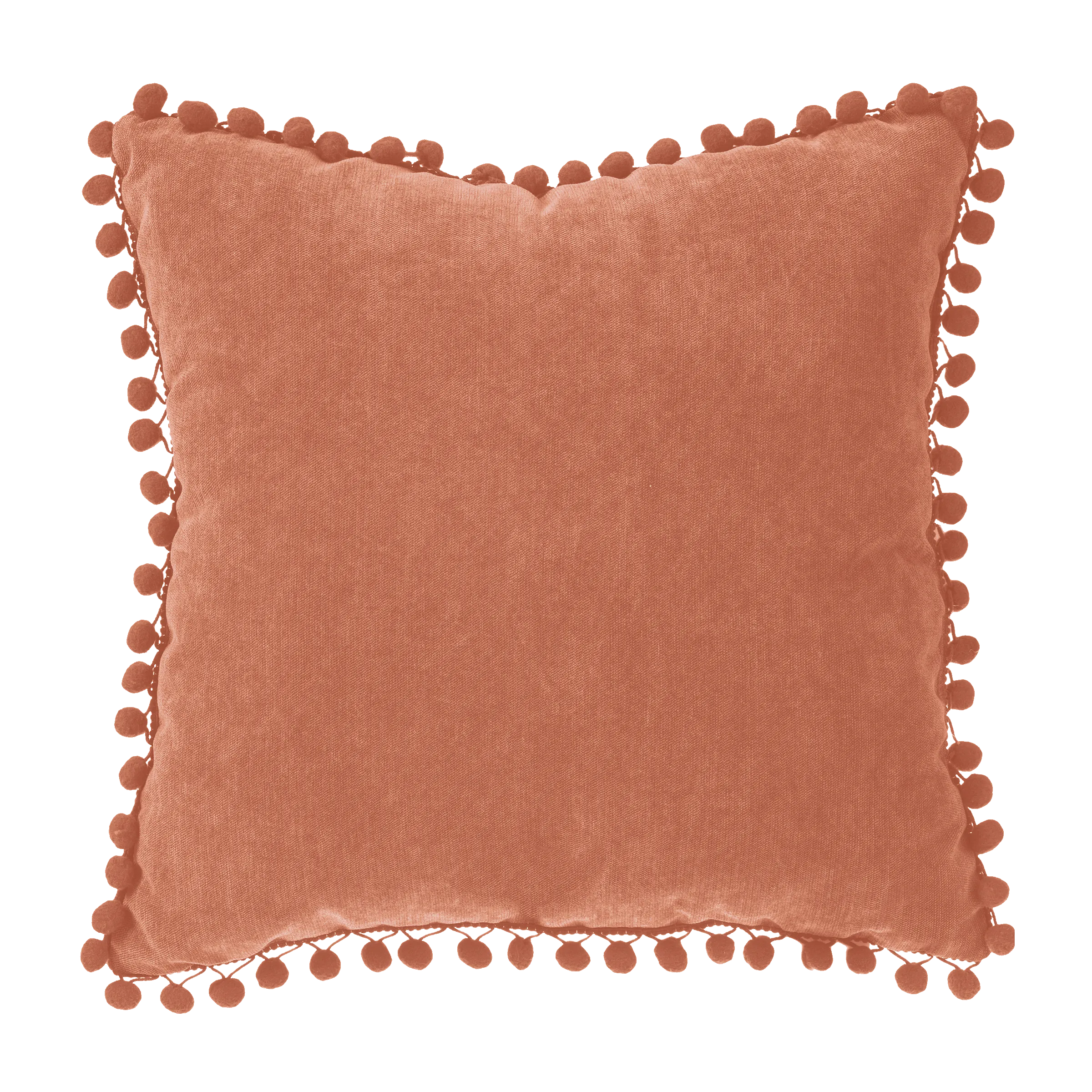 Coussin BOMMEL coloris terracotta 40 x 40 cm - 4MURS