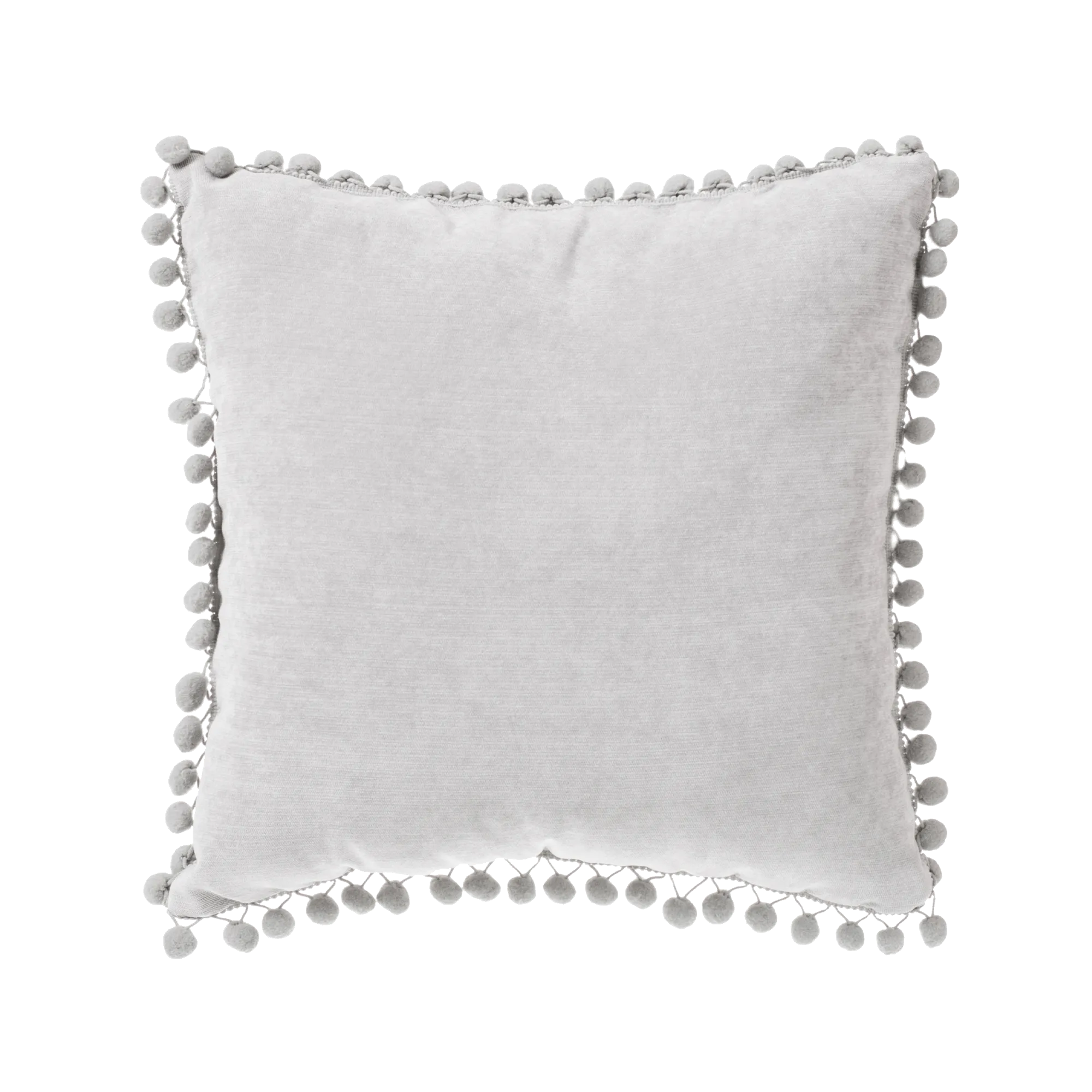 Coussin BOMMEL coloris Gris clair 40 x 40 cm - 4MURS