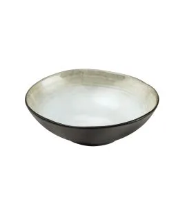 Coupelle rond blanc grès émaillé Ø 15,2 cm Shadow Medard De Noblat