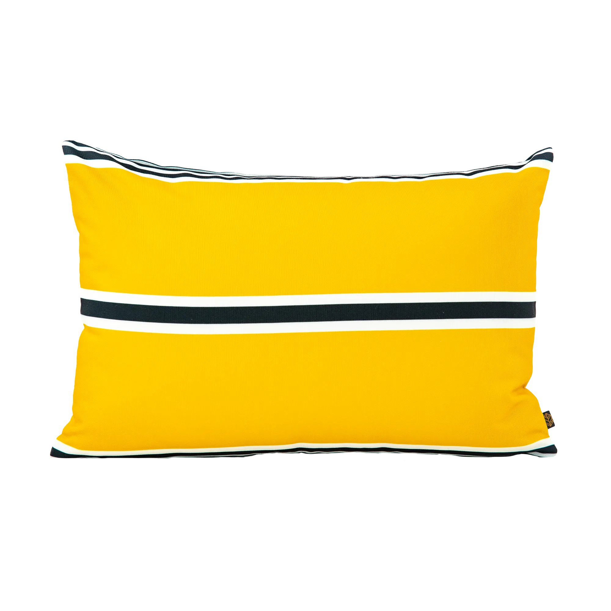 Haomy Housse de coussin LAYAR coloris safran 40 x 60 cm - 4MURS