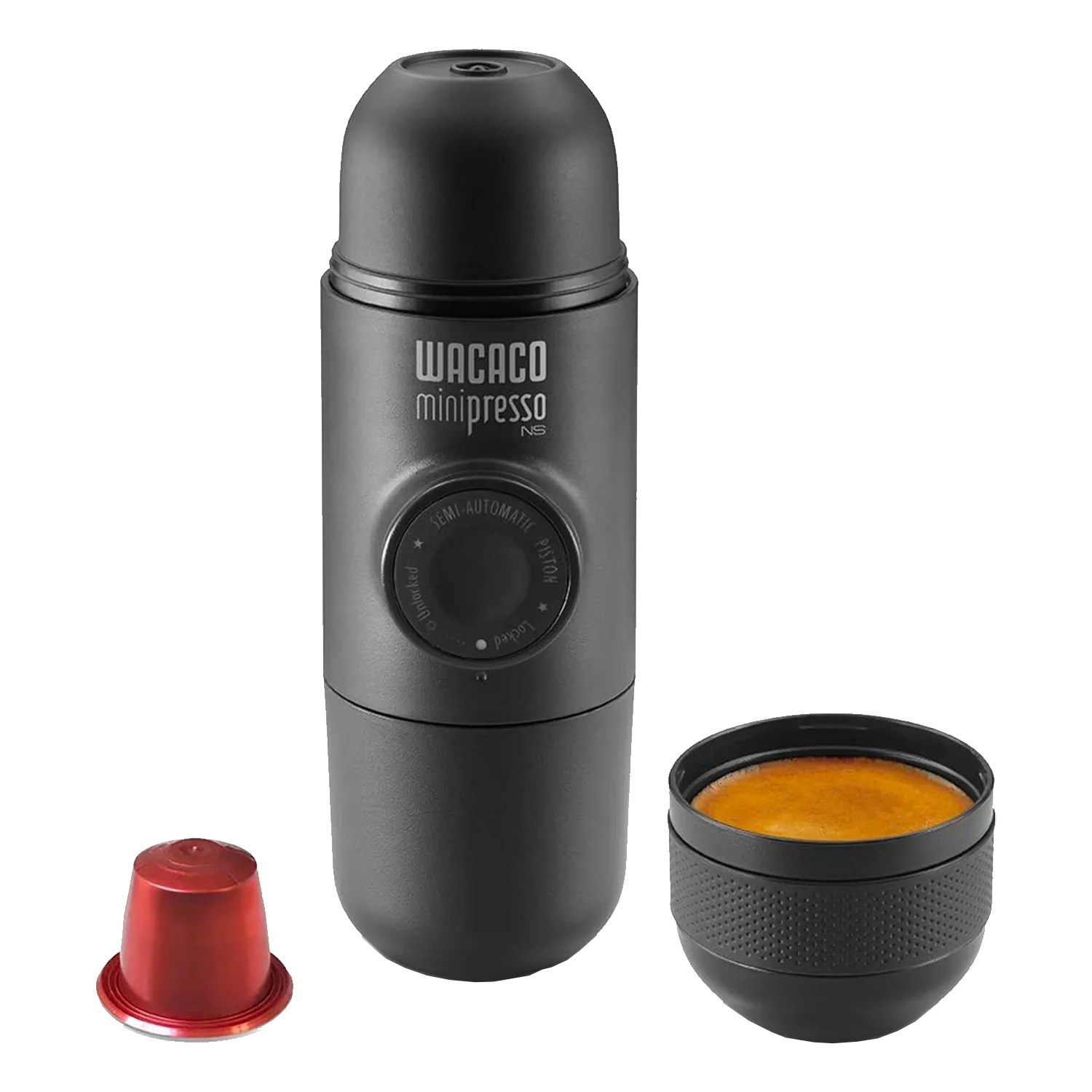 WACACO Machine à café MINIPRESSO CAPSULES coloris noir - 4MURS