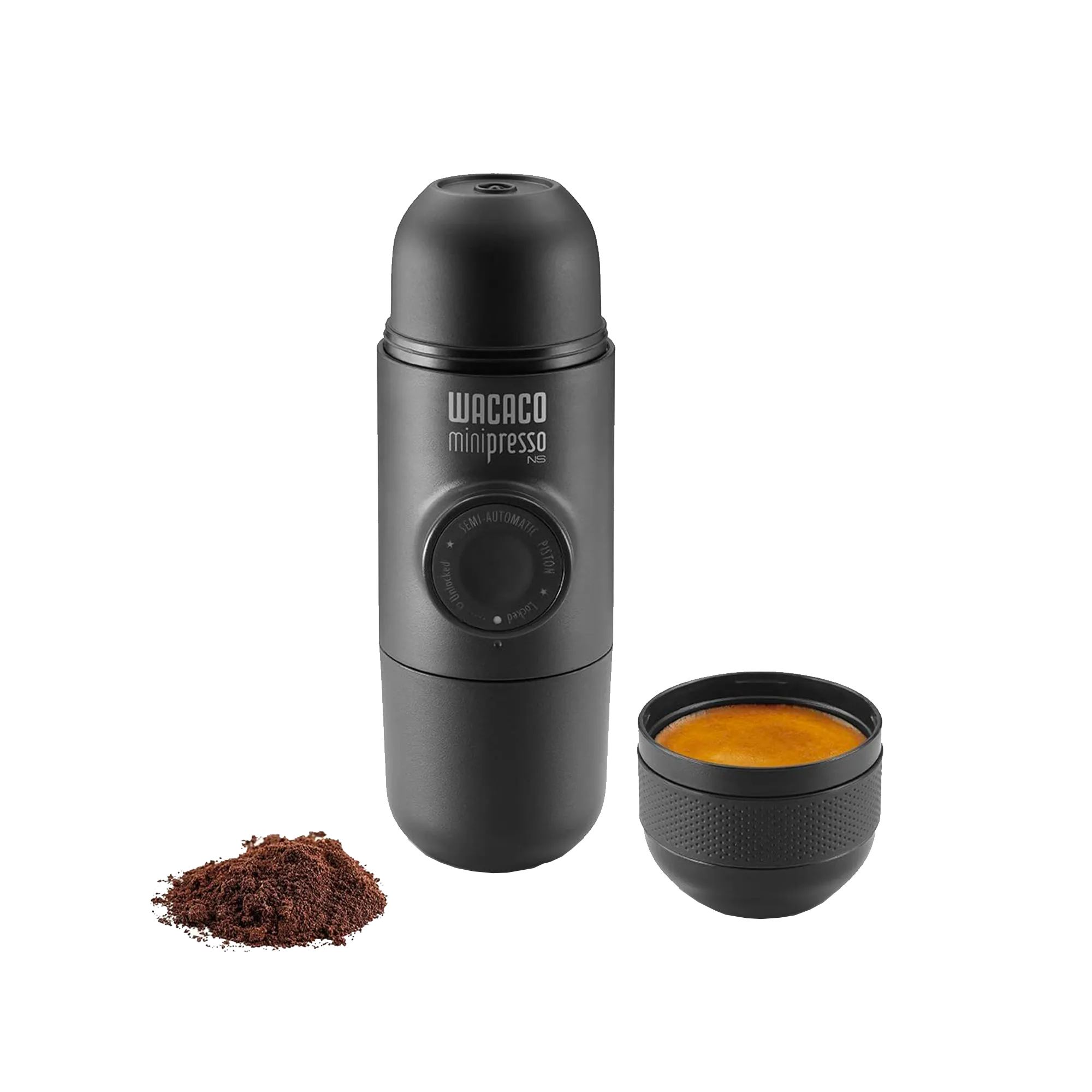 WACACO Machine à café MINIPRESSO CAFE MOULU coloris noir - 4MURS