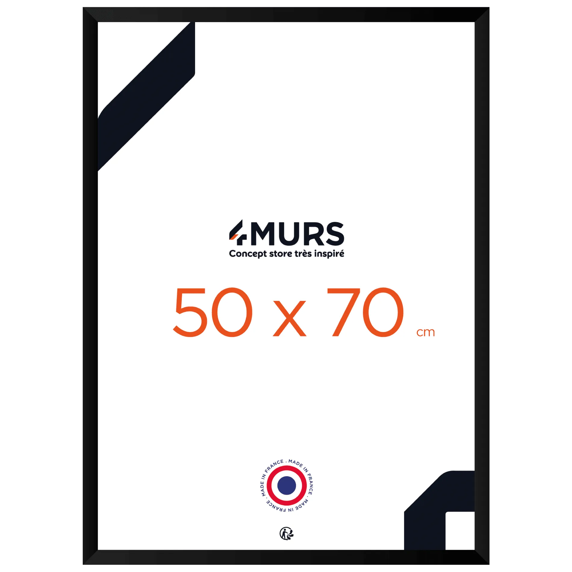 4MURS Cadre photo NOIR 50 x 70 cm - 4MURS