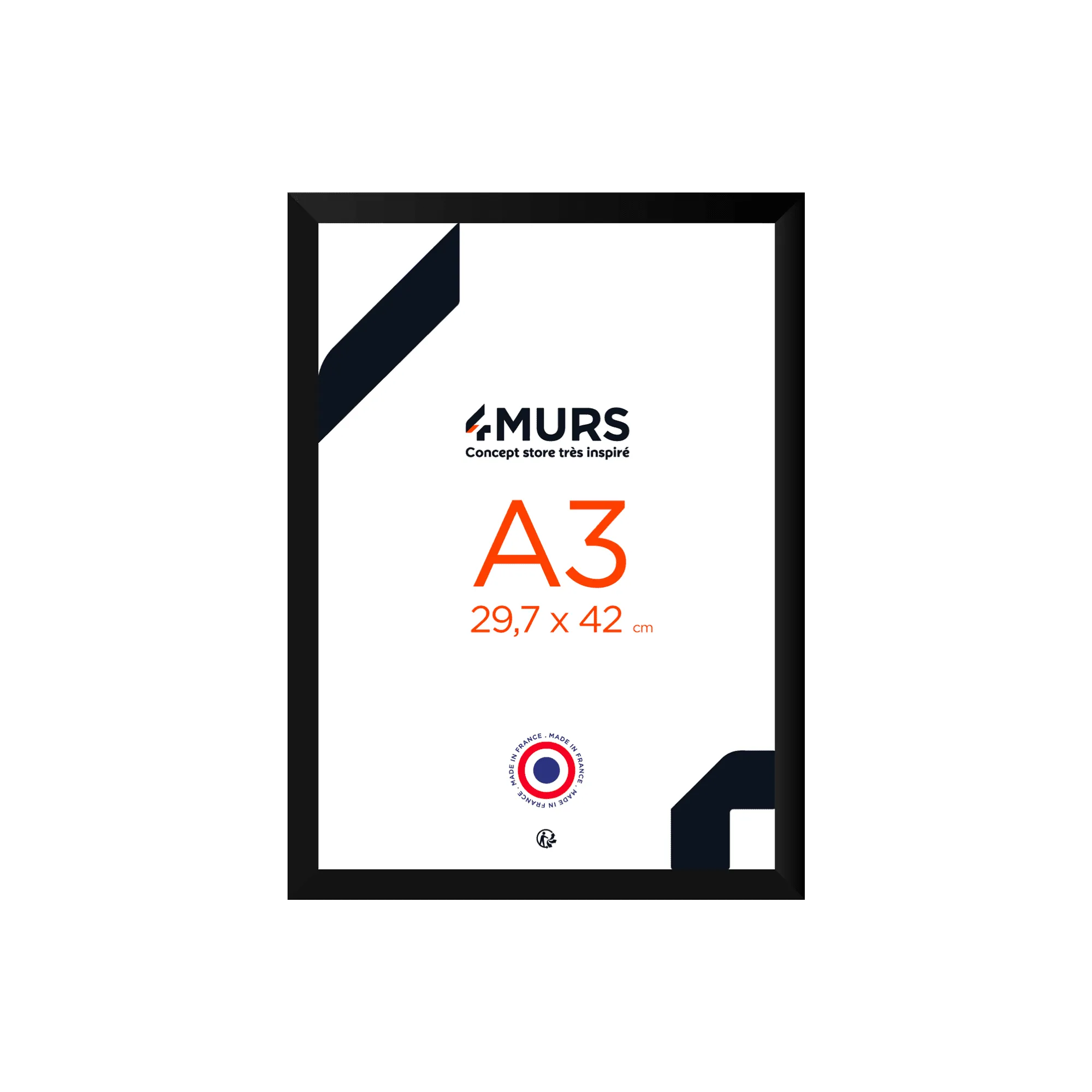 4MURS Cadre photo NOIR 29,7 x 42 cm - 4MURS