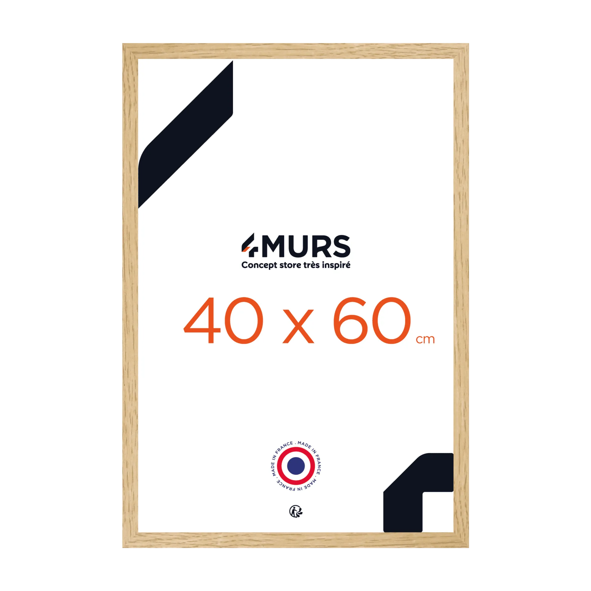 4MURS Cadre photo CHÊNE 40 x 60 cm - 4MURS
