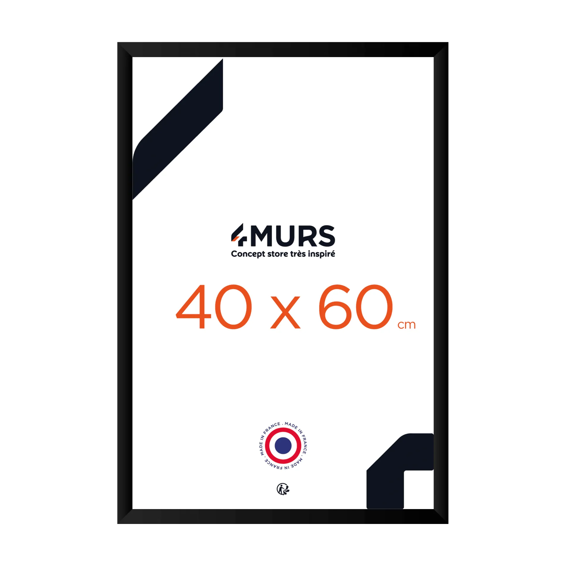 4MURS Cadre photo NOIR 40 x 60 cm - 4MURS