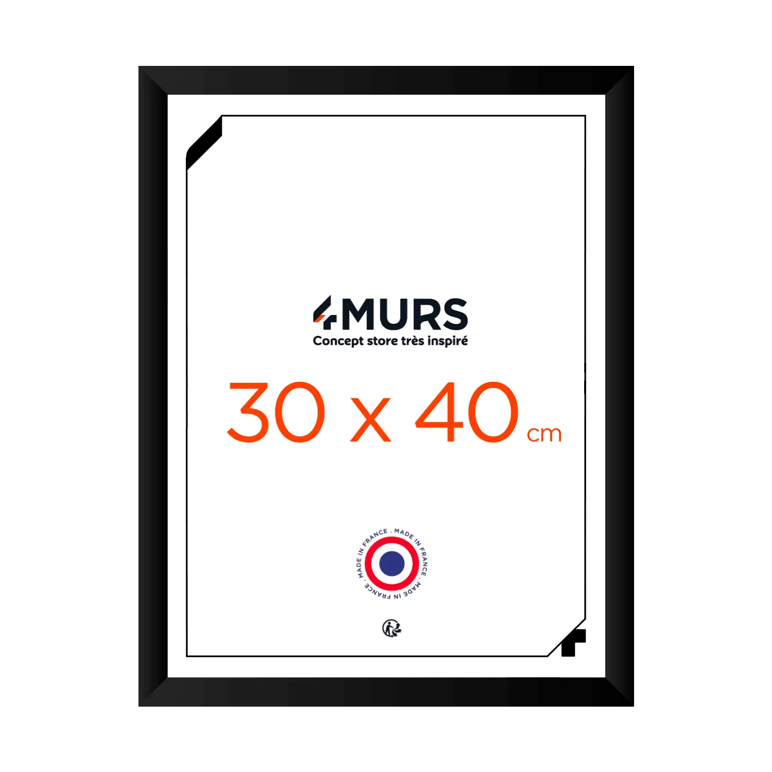 4MURS Cadre photo NOIR 30 x 40 cm - 4MURS