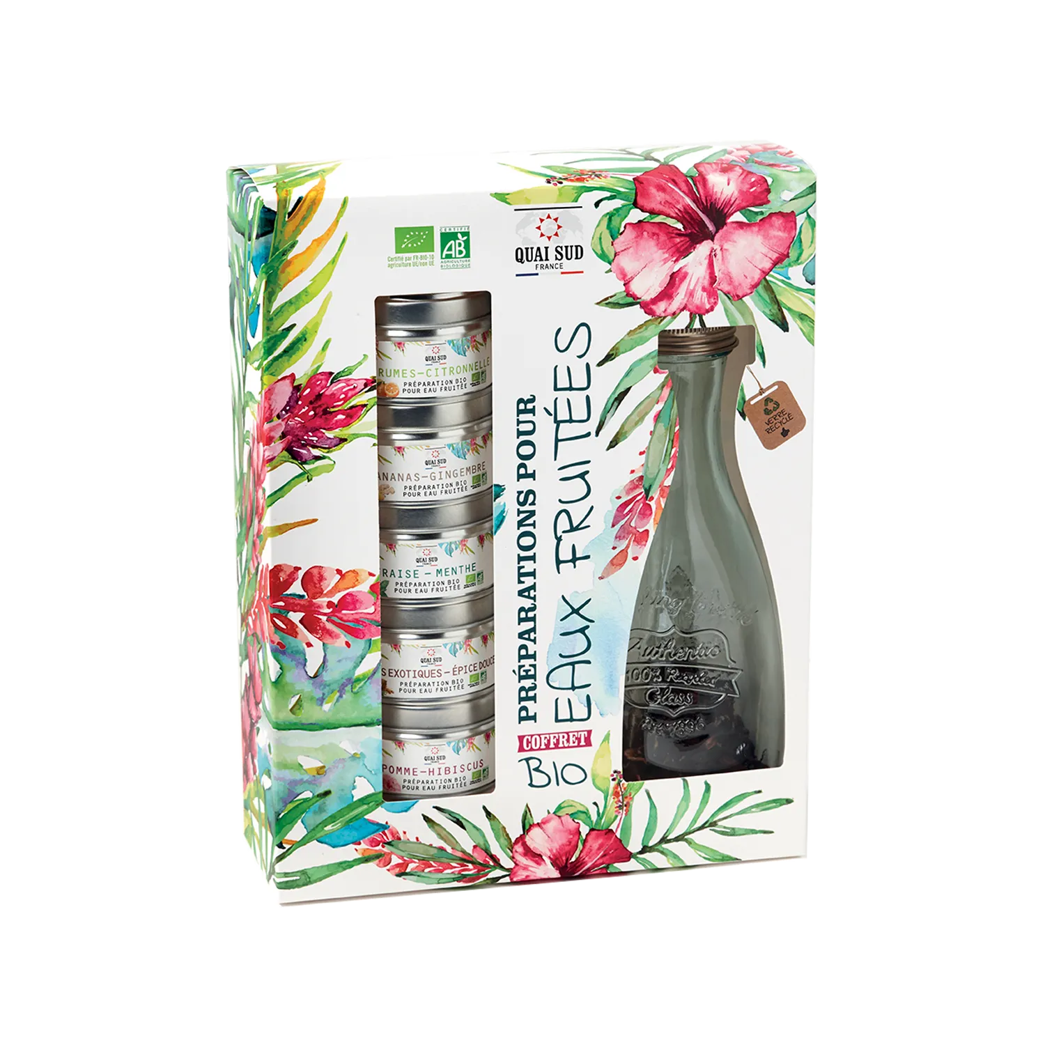 QUAI SUD Coffret PRÉPARATION BIO POUR EAUX FRUITÉES - 4MURS