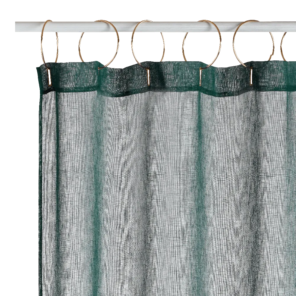 Voilage IRIBE coloris émeraude 140 x 240 cm - 4MURS