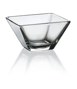 Coupelle carré transparent verre 14 cm Torcello Vidivi