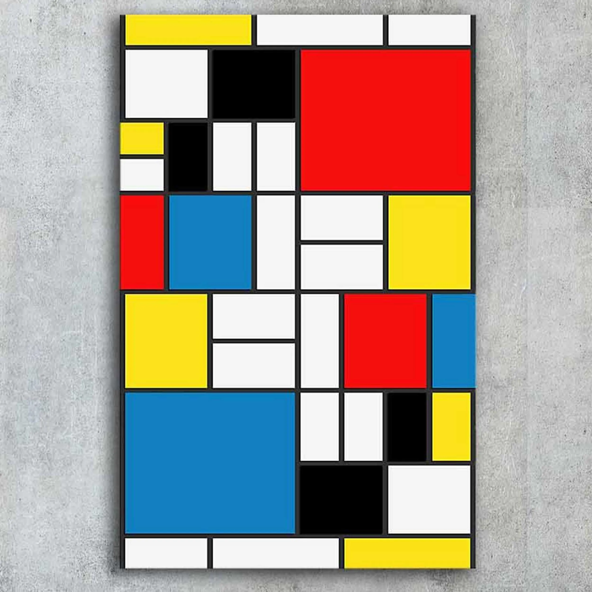 Alkmene Tableau décoratif sur toile | Cadre en bois | 45 x 70 cm