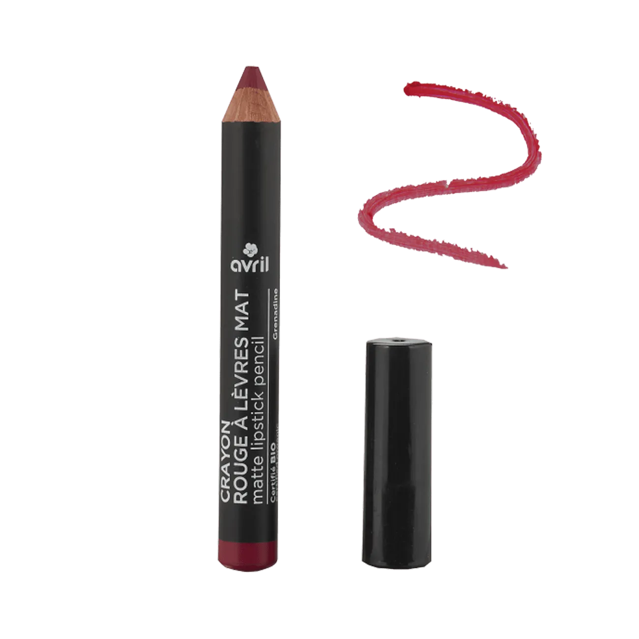 Avril Rouge à lèvres CRAYON MAT JUMBO GRENADINE - 4MURS