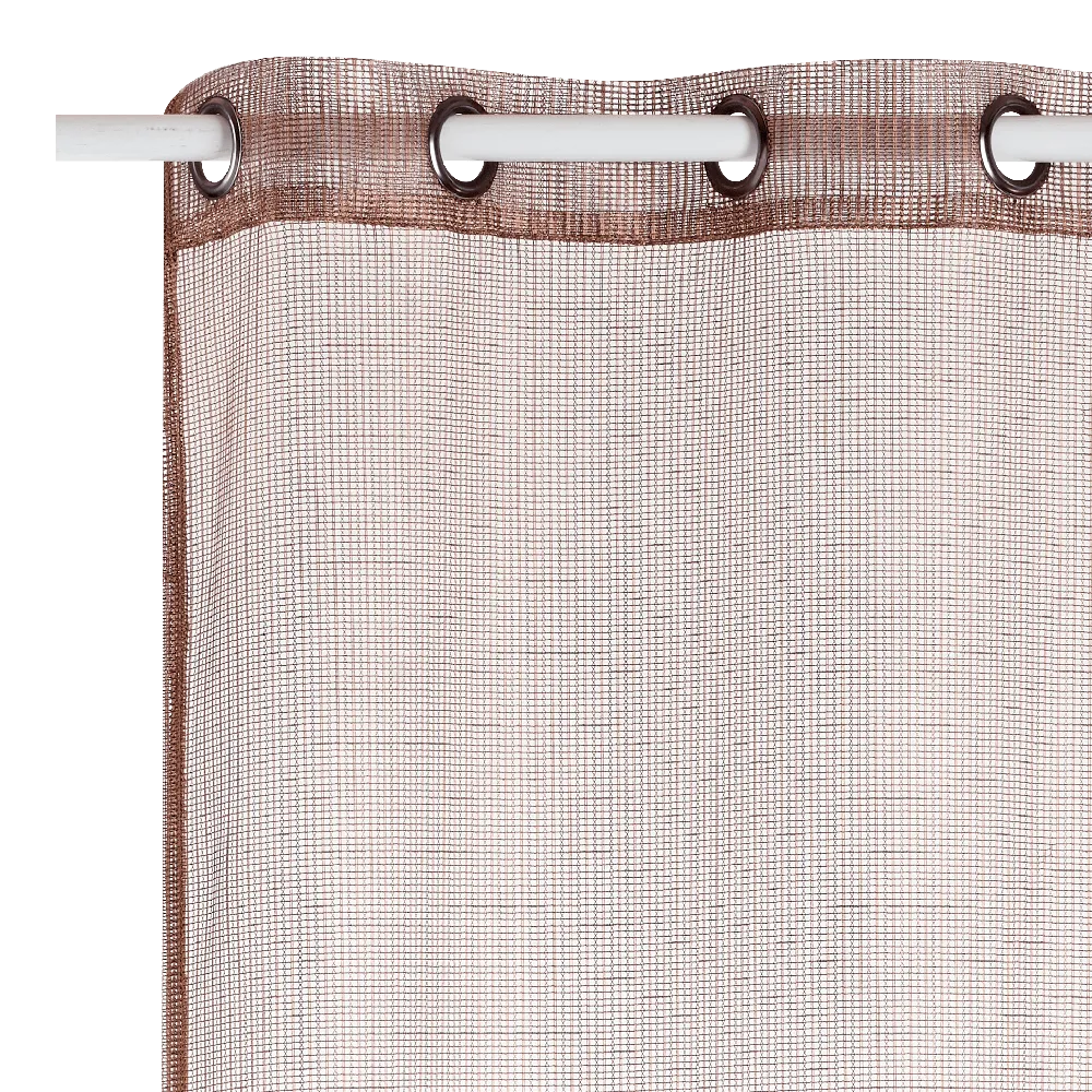 Voilage COOPER coloris cuivre 140 x 260 cm - 4MURS