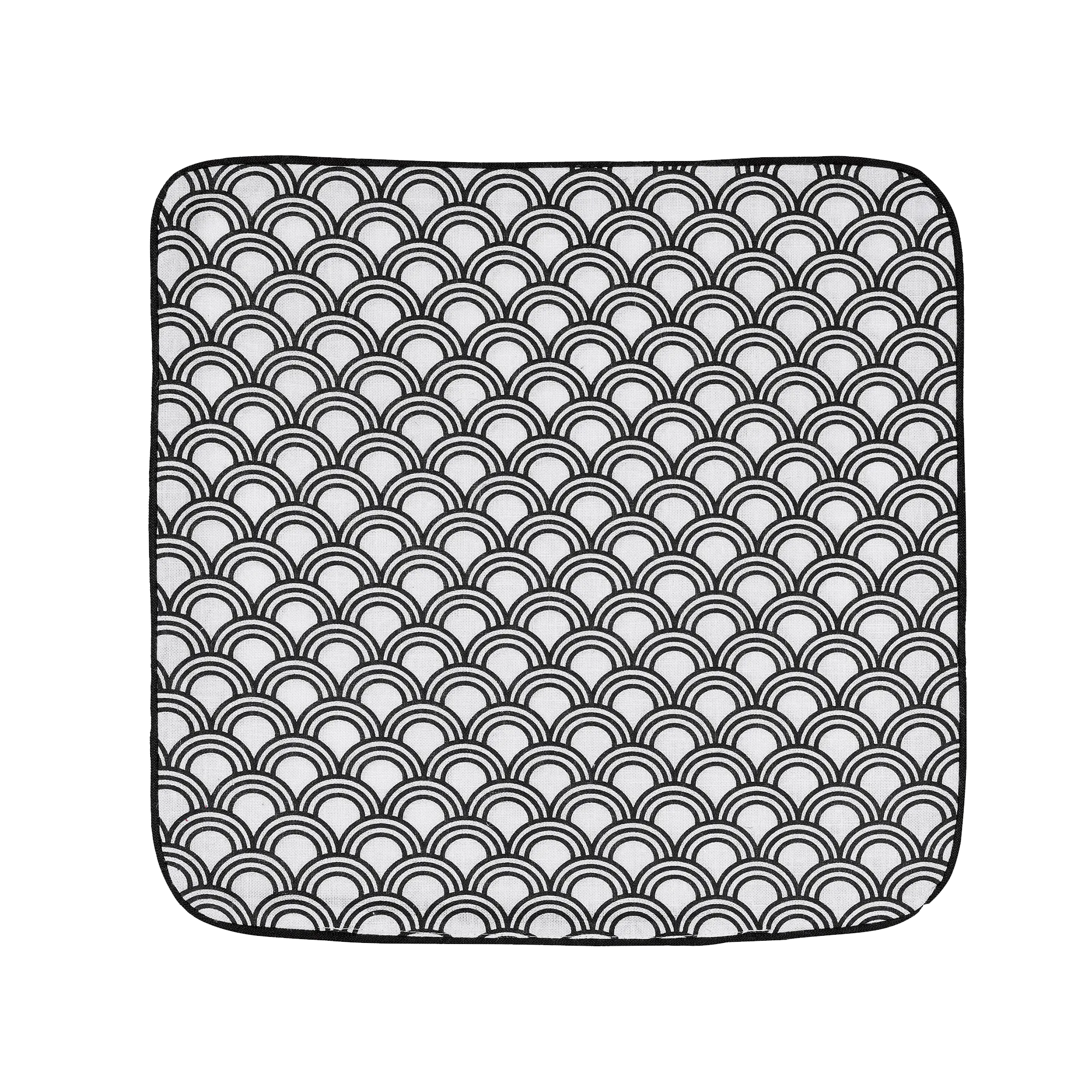 Housse de coussin IBIZA coloris noir 40 x 40 cm - 4MURS