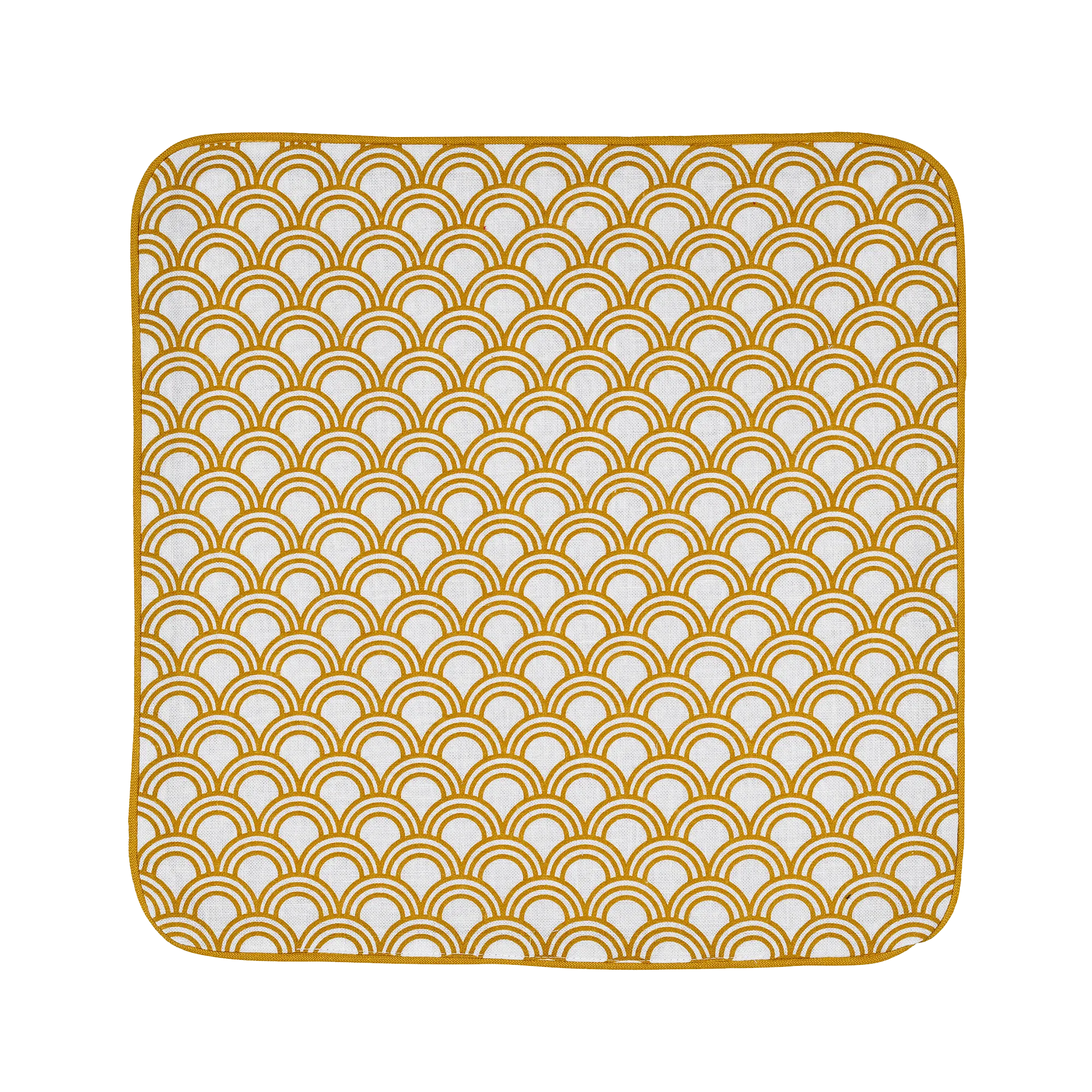 Housse de coussin IBIZA coloris jaune 40 x 40 cm - 4MURS