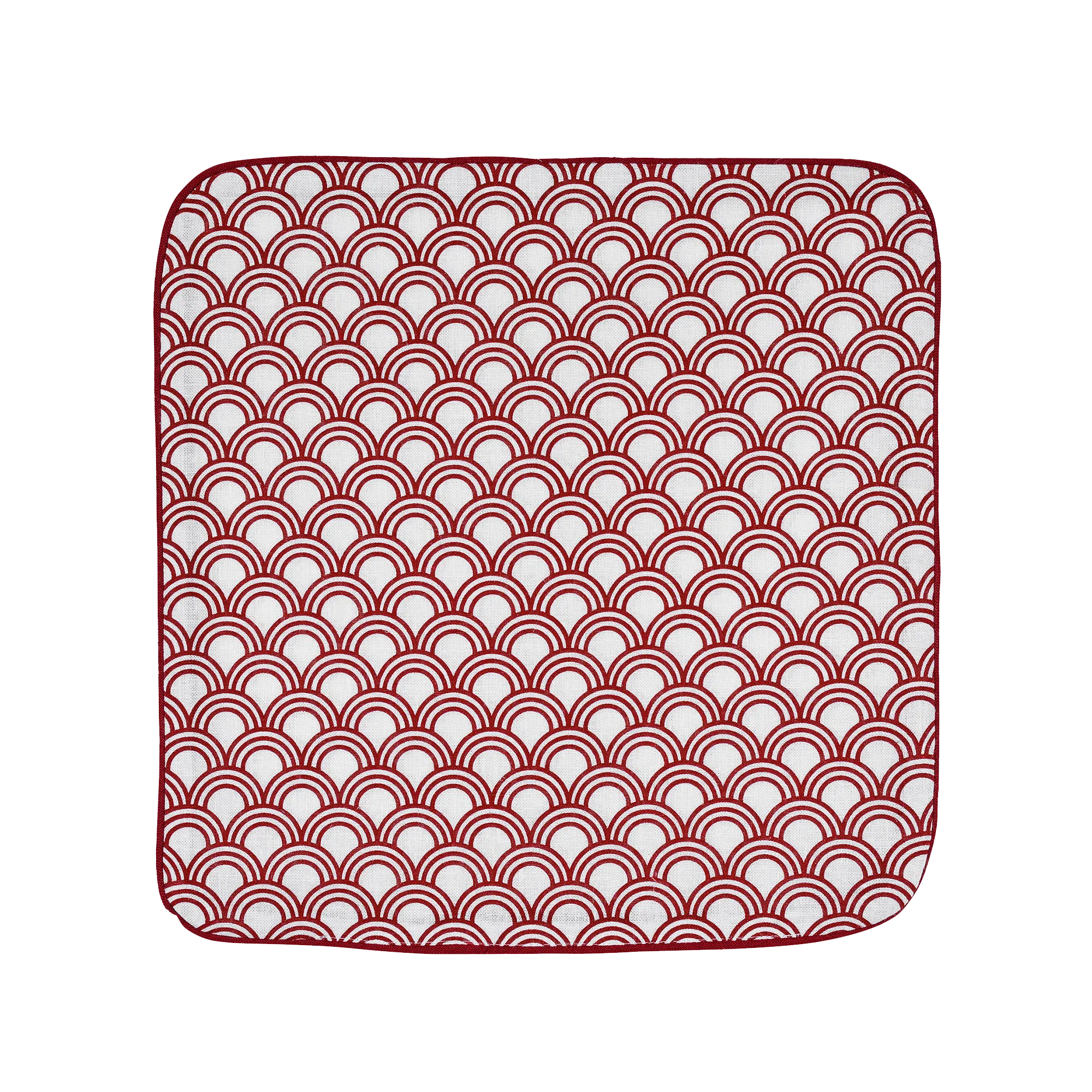 Housse de coussin IBIZA coloris rouge 40 x 40 cm - 4MURS