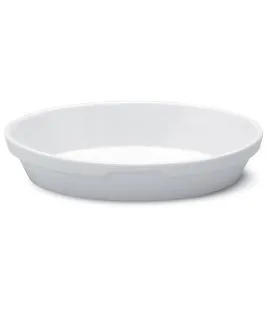 Plat sabot ovale blanc porcelaine 19,7x11,8 cm Cafett Pro.mundi