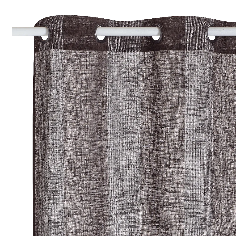Voilage TUBUA coloris chocolat 140 x 240 cm - 4MURS