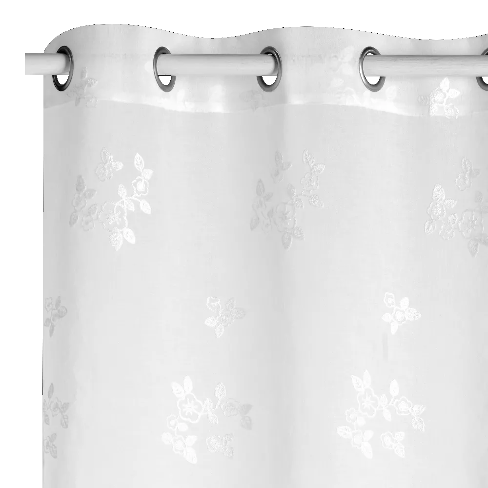 Voilage SCHAB coloris ivoire 140 x 240 cm - 4MURS