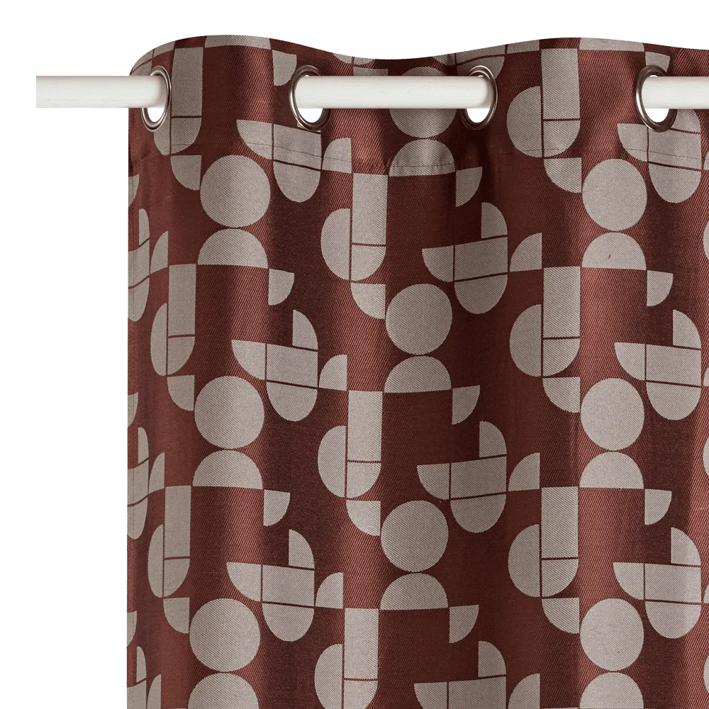 Rideau YURK coloris chocolat 140 x 260 cm - 4MURS