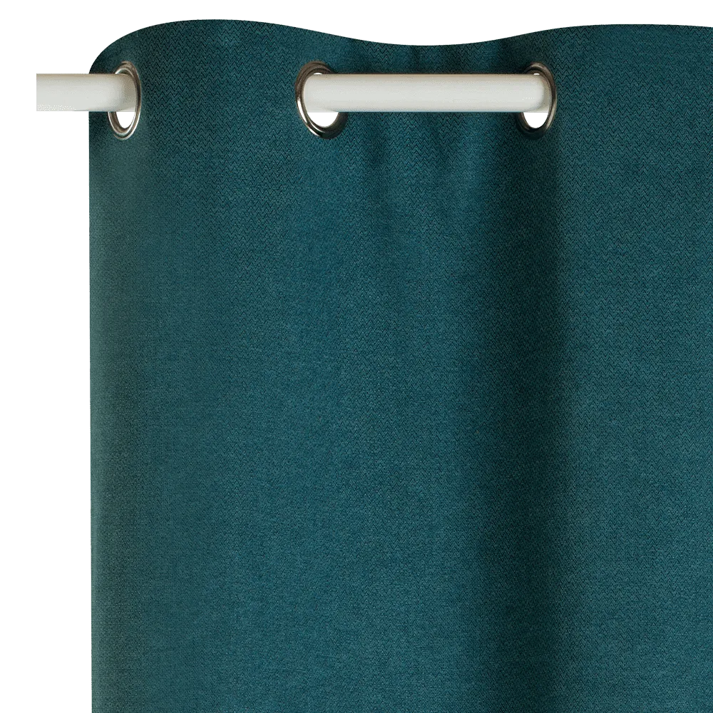 4MURS Rideau thermique KODI coloris bleu paon 140 x 260 cm - 4MURS