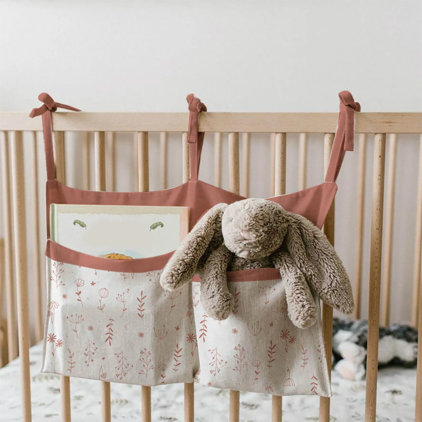 4MURS Rangement mural DOUCE CAMPAGNE beige et terracotta - 4MURS