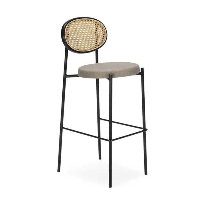 Alto, tabouret bar, rotin naturel