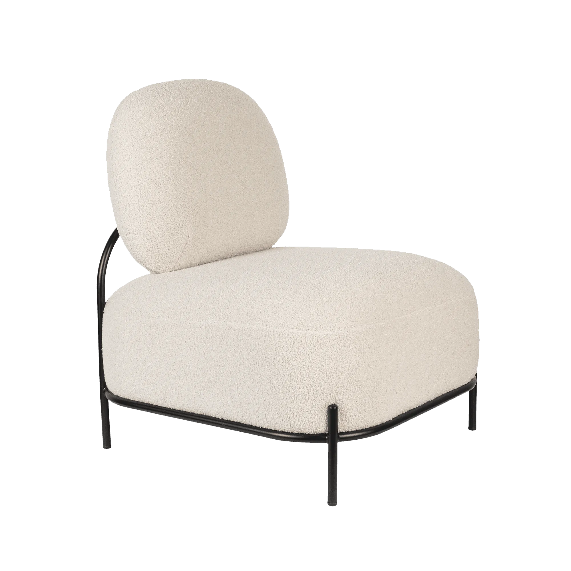 Fauteuil POLLY coloris blanc - 4MURS