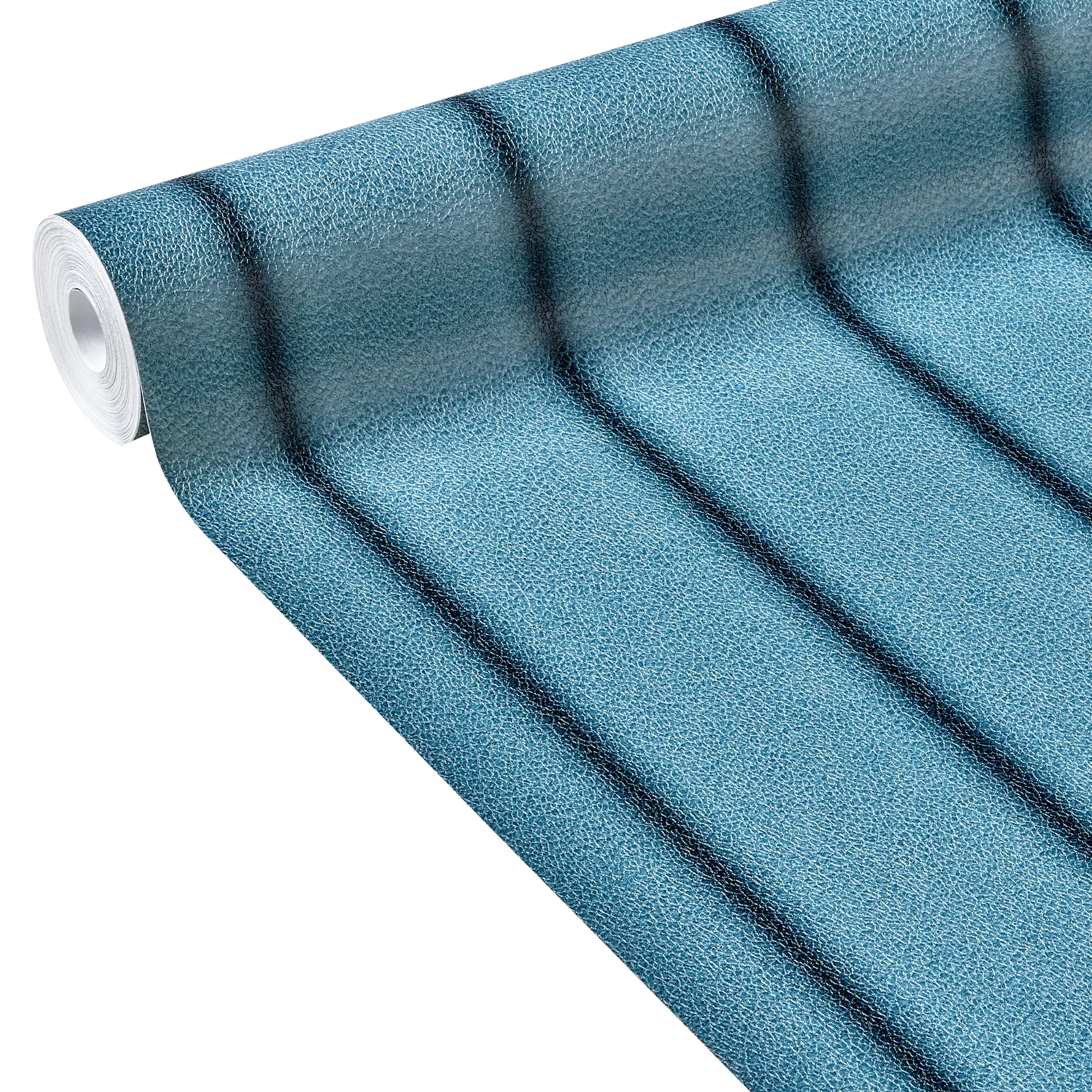 4MURS Papier peint intissé FLOYD coloris bleu moyen - 4MURS