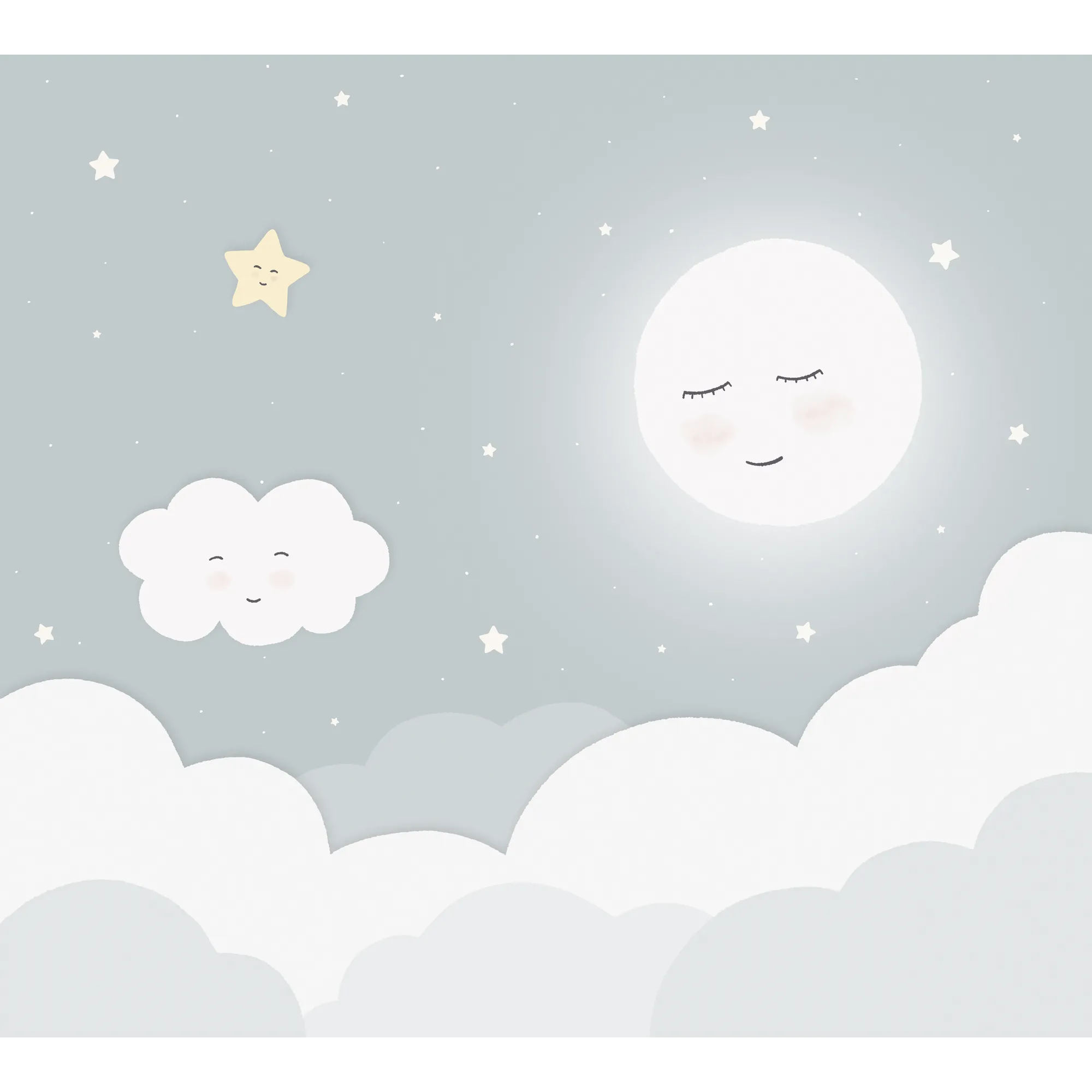 4MURS Papier peint panoramique XL LOUNA 300 x 270 cm - 4MURS