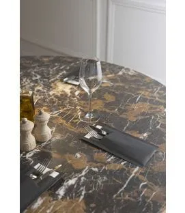 Pochette noir papier 23,5x11,5 cm Arty Pro.mundi (50 pièces)