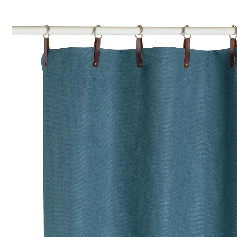 Rideau MOODY coloris bleu mineral 140 x 260 cm - 4MURS