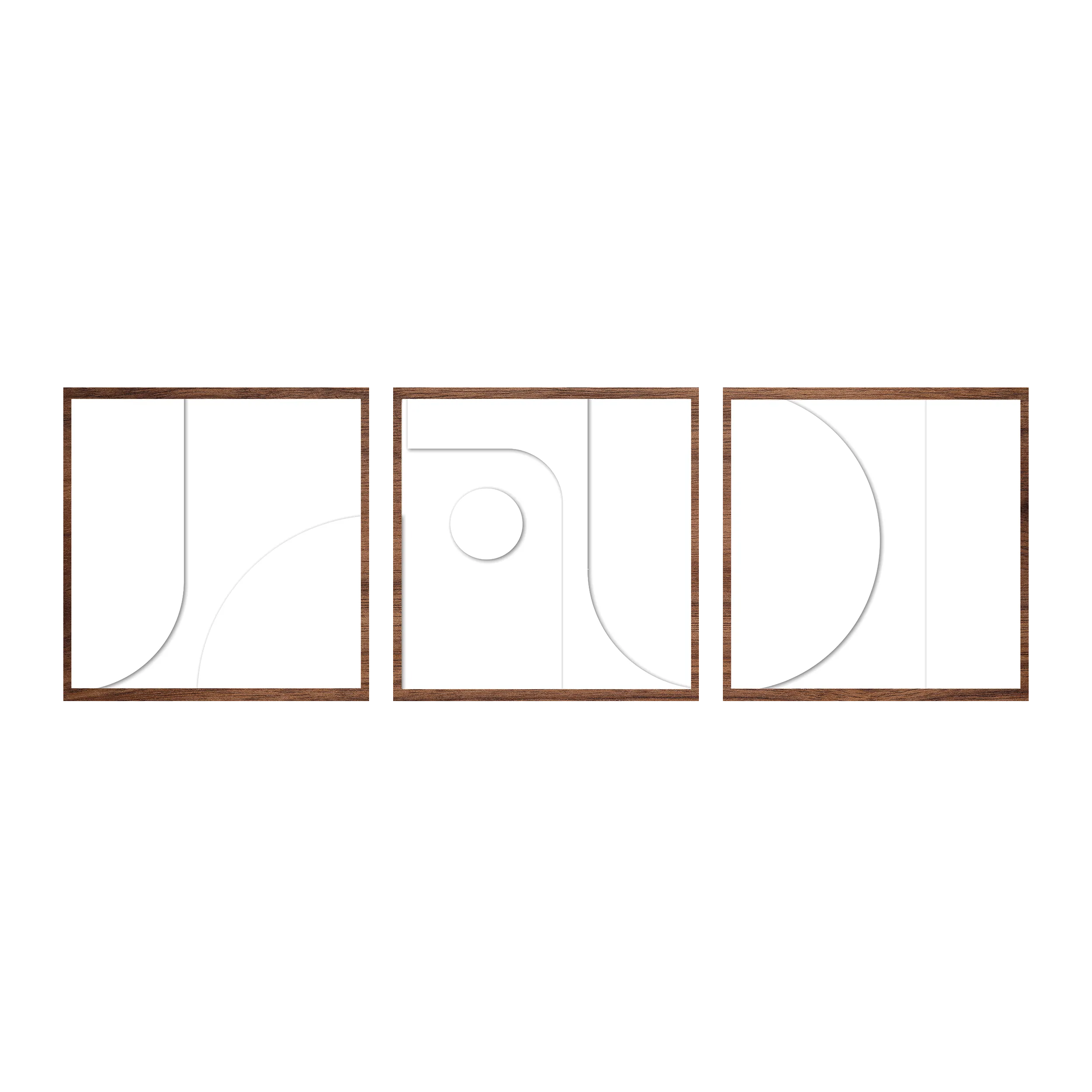 4MURS Triptyque TRINITE coloris blanc - 4MURS