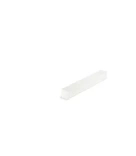 Barrette de dégustation rectangulaire blanc résine Nacryl® 32,5 cm Mealplak