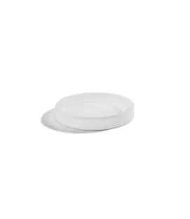 Assiette gourmet rond blanc résine Nacryl® Ø 30 cm Mealplak