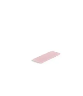 Barrette de dégustation rectangulaire rose résine Nacryl® 24,5 cm Mealplak