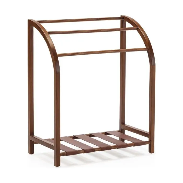 Toallero, porte-serviette, teck naturel