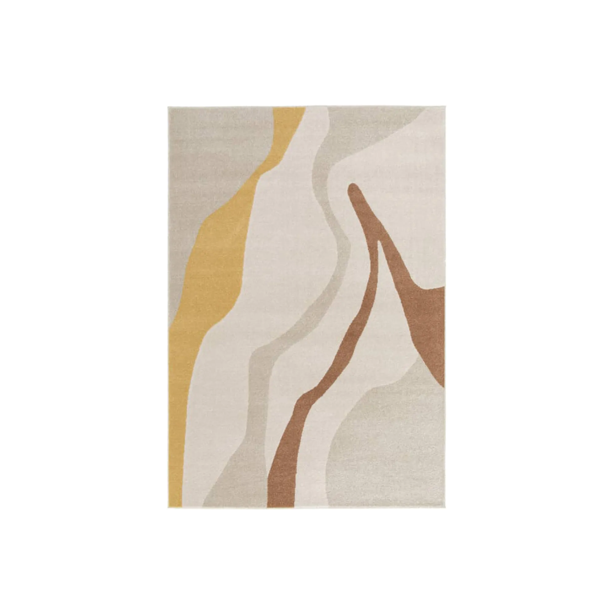 Tapis MARMO coloris brun/jaune 160 x 230 cm - 4MURS