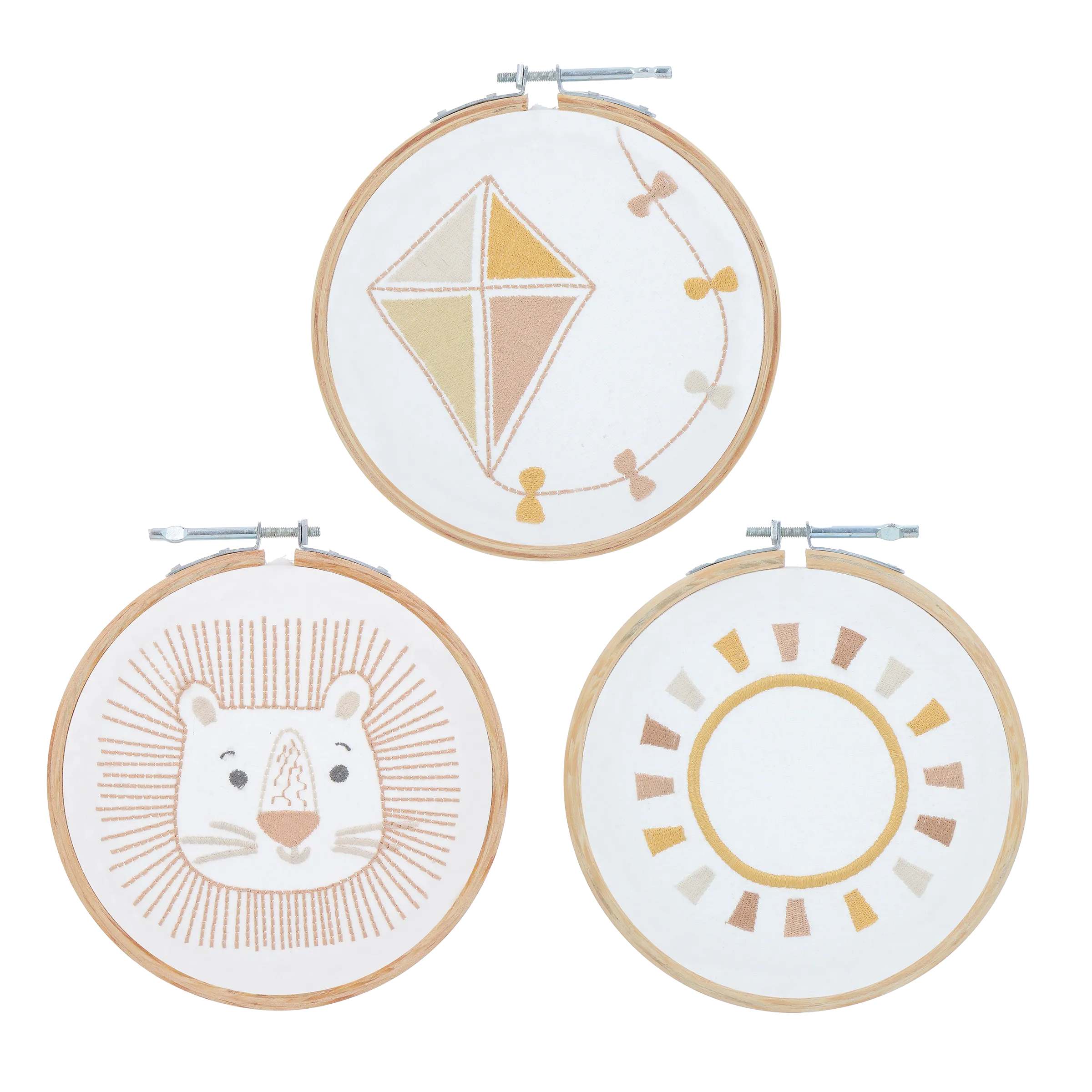 4MURS Déco murale TAMBOURS CHEMIN DES DUNES coloris lin - 4MURS