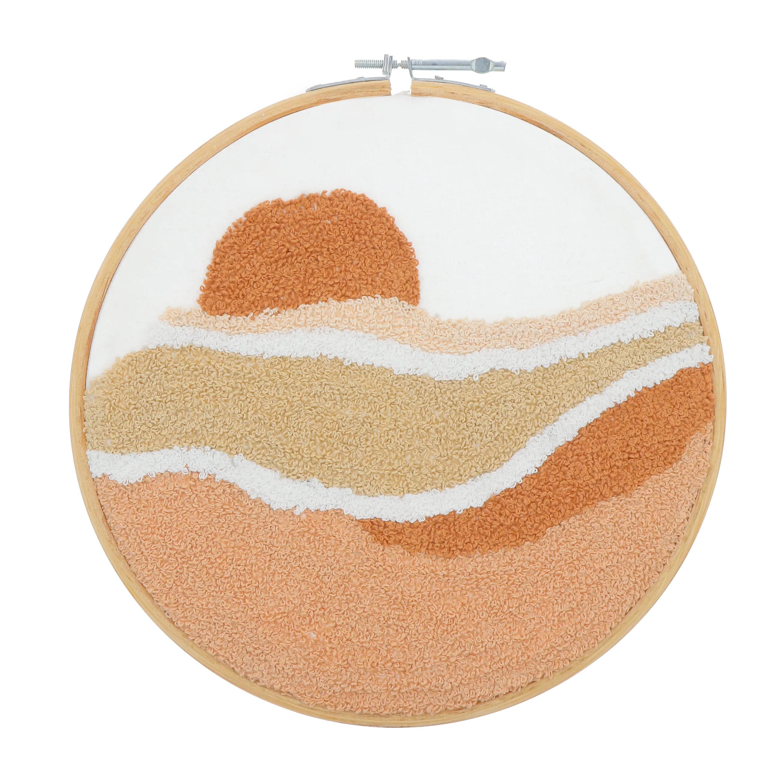 4MURS Déco murale PUNCH NEEDLE CHEMIN DES DUNES terracotta - 4MURS