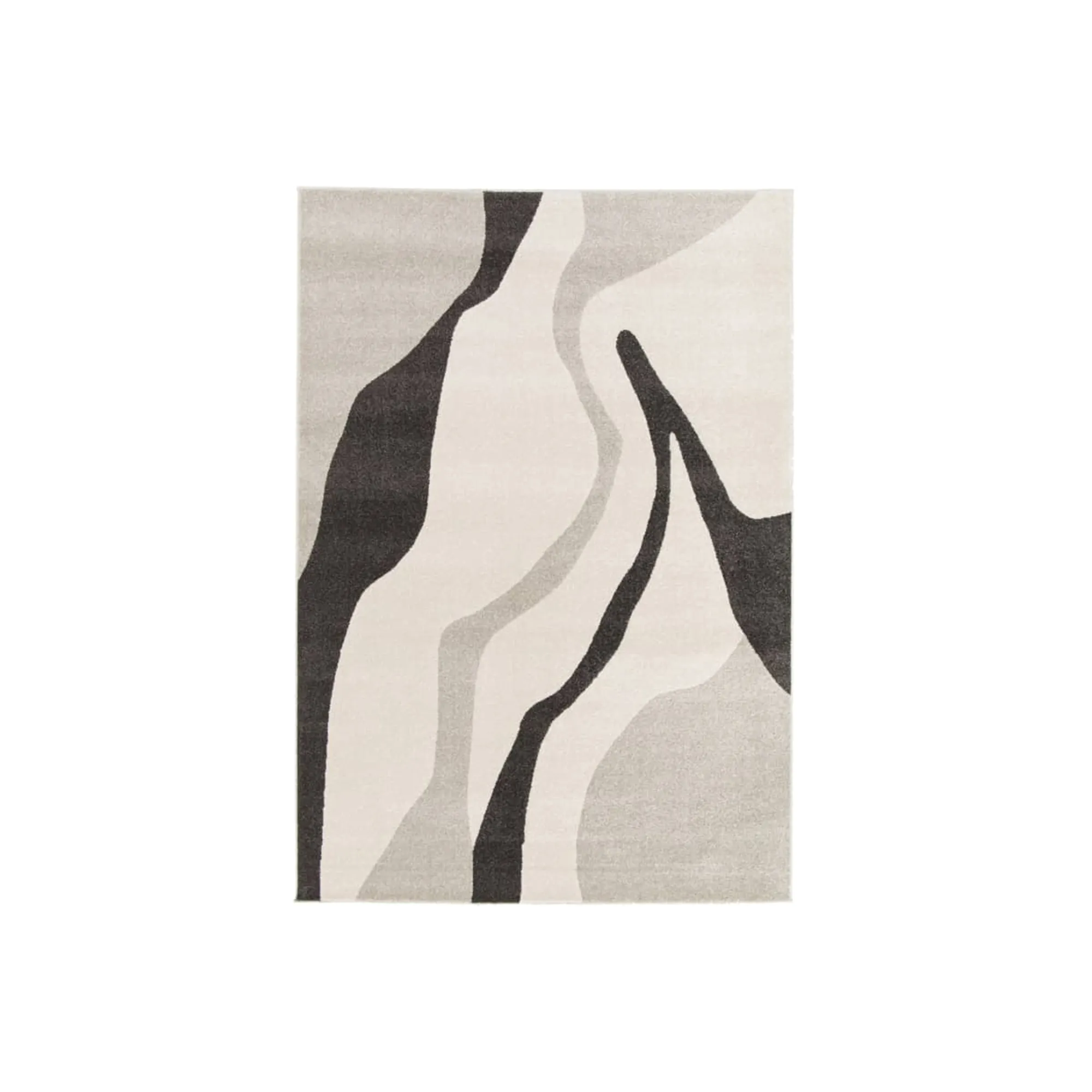 Tapis MARMO coloris noir / gris 160 x 230 cm - 4MURS