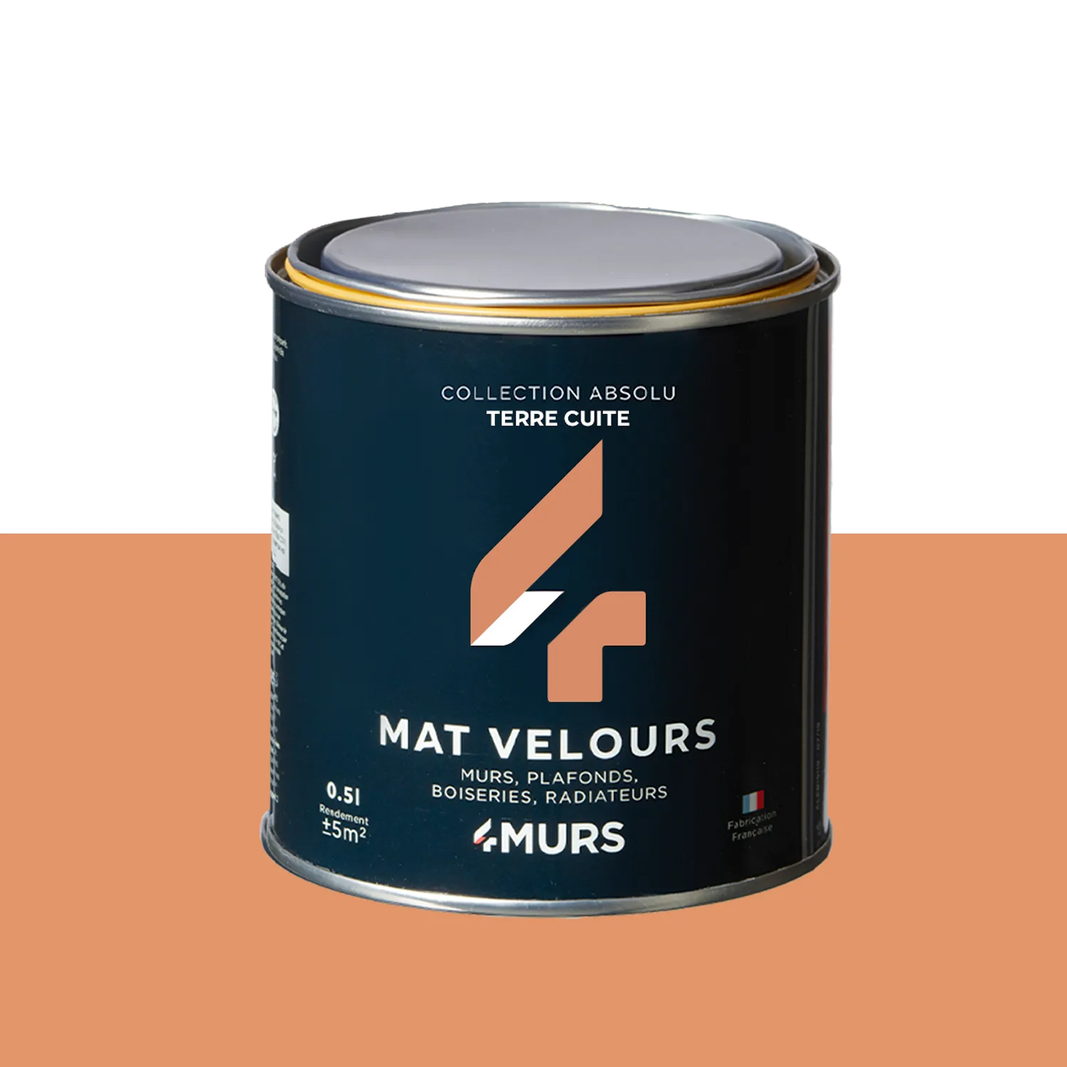 Absolu Peinture Peinture terre cuite Mat 0,5 L - 4MURS